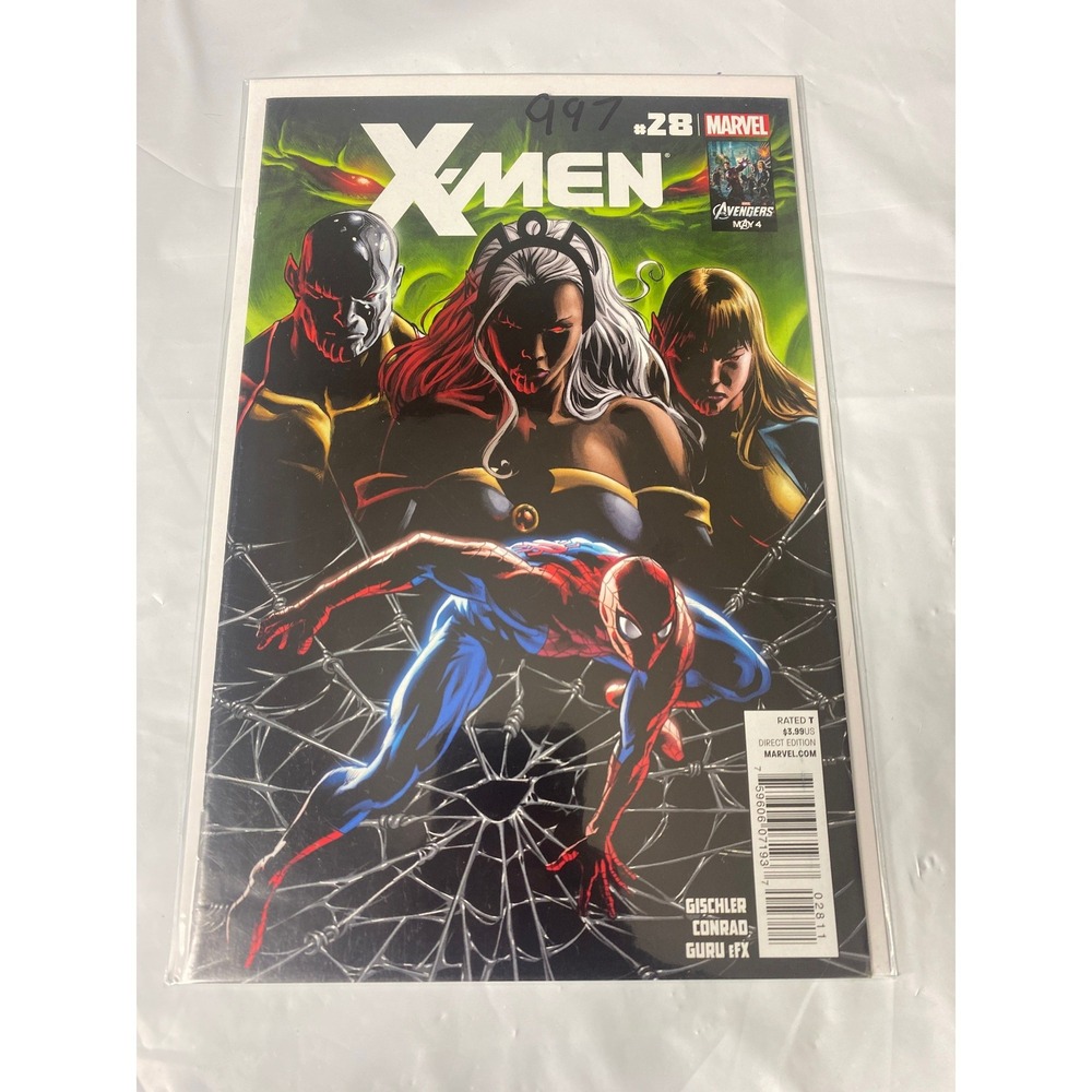 Marvel X-Men #28 Spider-Man Storm Colossus Avengers vs X-Men 2012 Victor